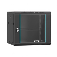 Support mural de serveur de système de centre de données 9U rack de serveur en métal réseau de 19 pouces armoire réseau