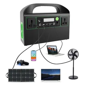 Centrale elettrica portatile 110V 220V 300W 299.7Wh 84000mAh generatore solare banca di alimentazione con pannelli solari per uso esterno della casa