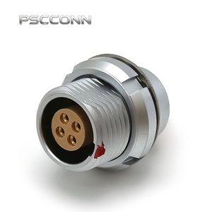 Conector Autoblocante Push-Pull de 4 Pines Serie B de PSCCONN, EEG.304.CPLR, Enchufe Fijo de Grado Industrial 7A 1200V - Product Image 1