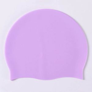 Bonnet de bain professionnel unisexe Mairun823 pour adultes, couleur unie, imperméable, en silicone, confortable, tendance, grande taille, pour l'entraînement et la natation - Product Image 3