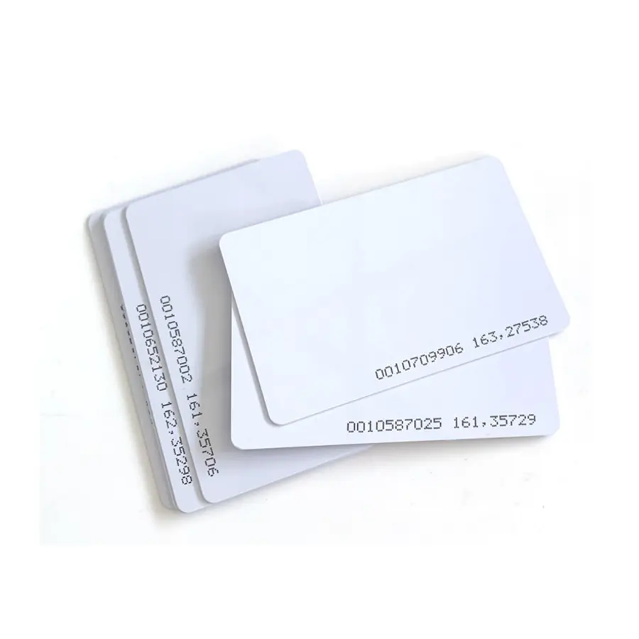도매 일련 번호 인쇄 액세스 제어 카드 125khz EM 4100 Tk4100 RFID 카드