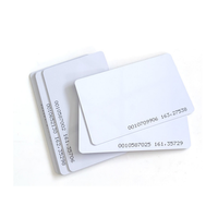 Kartu Kontrol Akses Pintu RFID TK4100 125kHz Tahan Air ISO 7815 dengan Pencetakan Nomor Seri PVC Grosir