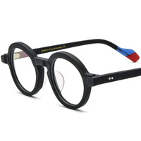Lunettes de vue vintage 2025, lunettes optiques, montures de lunettes en acétate pour hommes et femmes, montures transparentes blanches à motif animal