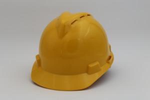 노란 색깔 v 작풍 아bs HDPE 중동 시장을 위한 세륨 EN397 를 가진 산업 건축 안전 헬멧 안전 단단한 모자 - Product Image 2