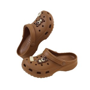 Chocolate Bear <strong>Crocs</strong> Clogs <strong>White</strong> Soft Sole Non Slip Beach Sandals <strong>For</strong> <strong>Women</strong> Four Seasons Wear - Product Image 2