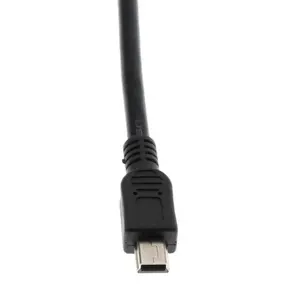 数据充电线5针迷你B电缆通用串行总线2.0 a型公到迷你通用串行总线电缆，适用于Gopro PS3控制器MP3播放器仪表盘摄像头全球定位系统