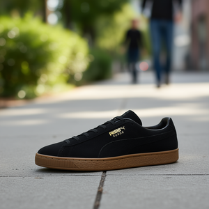 Zapatos Casuales Puma Suede para Hombre, Parte Superior de Ante Negro, Suela de Goma, Estilo Todas las Estaciones, Modelo 38117401 - Product Image 2