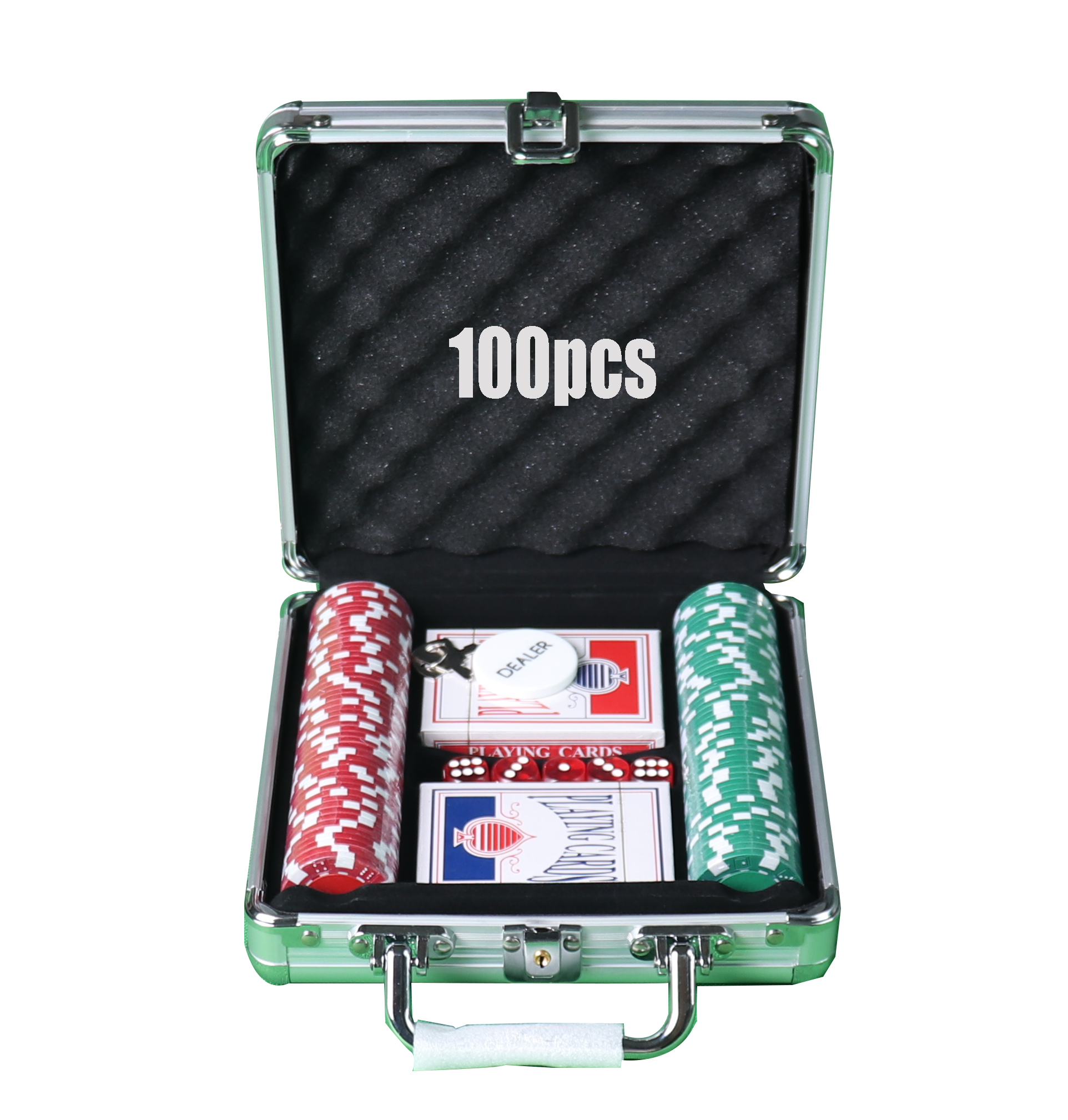 Ensemble de 100 puces de couleurs mélangées