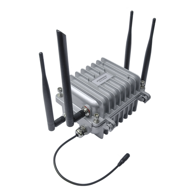 48V POE outdoor 4g lte gateway with antenna