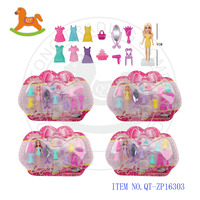 Ensemble de poupées non assemblées, poupée en plastique personnalisable, poupée de mode en PVC de 3,5 pouces dans une boîte blister pour filles