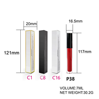 Lumière LED brillant à lèvres avec miroir logo personnalisé haute qualité Vegan étanche liquide rouge à lèvres non collant vide brillant à lèvres tubes