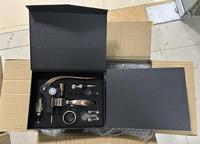 Coffret Cadeau Ouvre-Bouteille et Tire-Bouchon (5 pièces) et Ensemble d'Accessoires pour Vin (6 pièces) et Ouvre-Bouteille à Levier en Alliage de Zinc Robuste