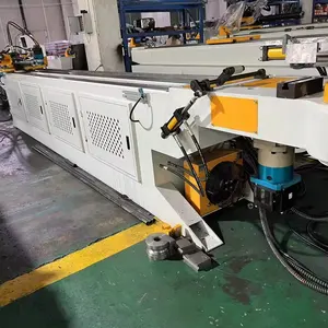 DW38CNC 3A1S máquina dobradeira de tubo de alumínio pvc de 3 eixos com motor servo função de dobra rotativa de alimentação