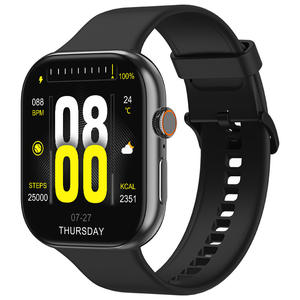 Montre connectée T8PLUS transfrontalière, écran AMOLED, Android, carrée, IP68, modes sportifs multiples, fréquence cardiaque, aluminium, silicone, magnétique - Product Image 6