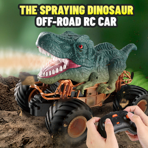 2023 nouveau meilleur vendeur Rc dinosaure camion 2.4g pulvérisation Simulation Dino télécommande voiture pour enfants <span class=keywords><strong>radiocommande</strong></span> jouets - Product Image 6