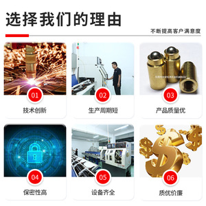 YX Spring-loaded Copper Ball Bearing <b>Round</b> <b>Head</b> Metric <b>Screw</b> Plunger For General Industry - Product Image 5