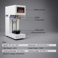 Machine de scellage entièrement automatique à écran tactile électrique avec moteur pour canettes PET, gobelets en papier, boissons et bouteilles alimentaires – Compétitive