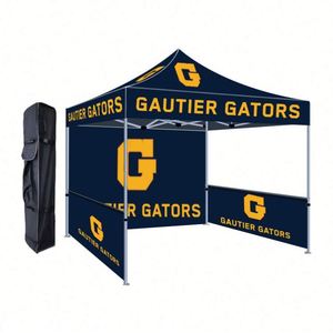 Tente de marché pliable 3x3 m (10x10 pi) avec auvent et parois latérales, série Market, pour événements, OEM, vente en gros, tente publicitaire pour salon professionnel - Product Image 1