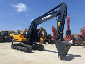 Excavadora Hyundai HX220 de segunda mano inspeccionada en fábrica, máquina hidráulica de 22 toneladas para obras viales y operaciones en canteras - Product Image 2