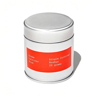 Boîte de conserve en poudre de matcha de 30g personnalisée en usine avec couvercle en spirale scellé Emballage en métal de qualité alimentaire pour café en conserve Thé vert Épices