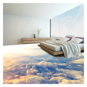 Tùy Chỉnh In <span class=keywords><strong>3d</strong></span> <span class=keywords><strong>Pvc</strong></span> Epoxy Vinyl Tầng Stickers Dính Mural Không Thấm Nước - Product Image 1