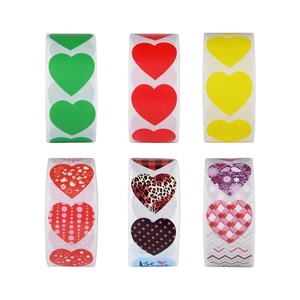 Pegatinas de Corazón de San Valentín, Etiquetas de Amor Personalizadas, Sellos de Embalaje de Regalo Románticos - Product Image 2