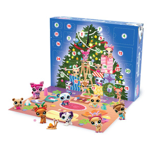 Calendrier de l'Avent de Noël 24 pièces, figurines anime, boîte mystère, ornement de compte à rebours, cadeau pour enfants - Product Image 5