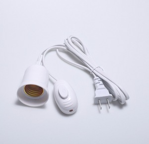 Hagood 1.8 m dây điện cáp <span class=keywords><strong>E27</strong></span> mặt dây đèn chủ hagood EU/US cắm 303 chuyển đổi cho Treo Đèn LED bóng đèn ổ cắm hộ gia đình - Product Image 5