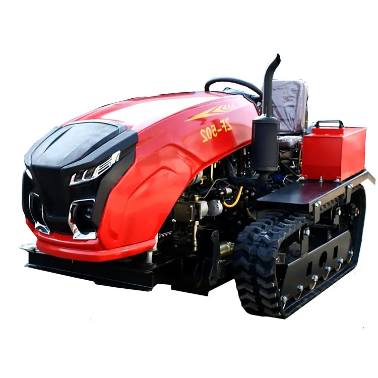 Agricultural riding tractor 60HP50HP80HP 100HP Crawler Cultivator for Rice Field