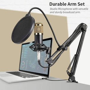 ชุดไมโครโฟนคอนเดนเซอร์ Voxfull BM800 พร้อม XLR สำหรับพีซี แล็ปท็อป เดสก์ท็อ<span class=keywords><strong>ป</strong></span> บันทึก<span class=keywords><strong>เสียง</strong></span>แบบคาร์ดิออยด์ สำหรับการออกอากาศ โฮมสตูดิโอ เกมมิ่ง <span class=keywords><strong>ยู</strong></span><span class=keywords><strong>ทู</strong></span><span class=keywords><strong>ป</strong></span> - Product Image 2