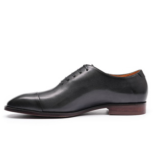 Zapatos de Hombre de Cuero Genuino al por Mayor, con Punta Cerrada y Cordones, Estilo Vintage Retro, Casuales para Oficina y Trabajo, con Entresuela de Goma Transpirable - Product Image 6