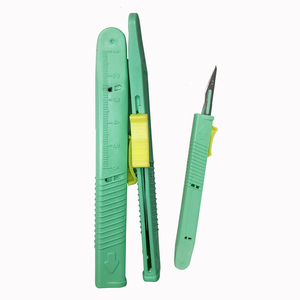 مقبض مقلاع جراحي ORIENTMED عالي الجودة رقم 11 15 23 25 15c مع شفرات للاستعمال مرة واحدة - Product Image 1