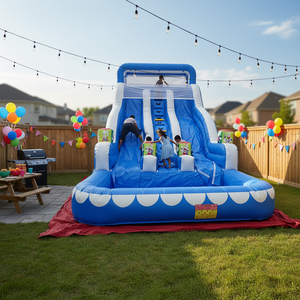 Gran castillo inflable hinchable con gorila con aire para parque <span class=keywords><strong>de</strong></span> juegos para niños - Product Image 2