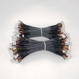 Özel erkek kadın JST XH <span class=keywords><strong>2</strong></span>.54 MM için <span class=keywords><strong>2</strong></span> 3 4 5 6 pinli konnektör ses korumalı tel kablo - Product Image 4