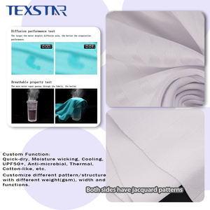 Nuevo Diseño 2026, Tela Deportiva Sublimada Jacquard 100% Poliéster, Tejido <span class=keywords><strong>de</strong></span> Malla para Ropa, Jersey <span class=keywords><strong>de</strong></span> Fútbol - Product Image 2