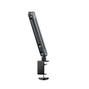 Có thể gập lại cánh tay dài Điện thoại di động đứng chủ Máy tính để bàn hỗ trợ Bracket 3-6 "điện thoại di động/Tablet PC kim loại + nhựa 3-6 inch màu đen - Product Image 3