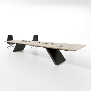 Mesa de Conferencia de Oficina Moderna de Madera, Diseño Chino Personalizado 2025, Envío Gratuito - Product Image 1