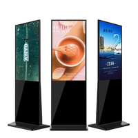 Pantalla LCD Inteligente HUAPU de 55 Pulgadas para Negocios, Tótem Vertical Publicitario con Android para Centros Comerciales