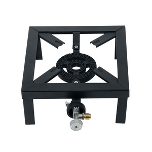Réchaud à gaz en fonte Hongkun pour extérieur avec support, brûleur au propane haute puissance pour la cuisson sur la terrasse - Product Image 4