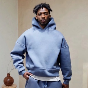 Felpe con Cappuccio da <span class=keywords><strong>Uomo</strong></span> Personalizzate all'Ingrosso, Sportive, 100% Cotone Felpato 420g, Pullover - Product Image 2