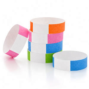 Pulseras Personalizadas Desechables de PVC Impermeables Multicolores Profesionales para Conciertos y Eventos - Promociones Únicas con Diseño OEM - Product Image 2