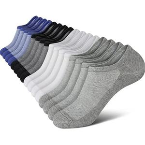 Chaussettes en coton personnalisées pour hommes, respirantes, absorbant la transpiration, antibactériennes, pour affaires, décontractées, sport, course à pied, avec grip, haute qualité, en gros - Product Image 1