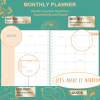 Agenda de Negocios de Lujo Personalizada, Planificador de Presupuesto, Encuadernación Térmica, Tela Ecológica B5, Cuaderno, Planificador Diario y Semanal, Regalo