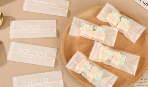 New Mango Milk Cake <b>Packaging</b> <b>Bags</b>, Machine-Sealed Biscuit Snowflake Crisp, Nougat Candy, Frost Baking <b>Bags</b> - Product Image 3