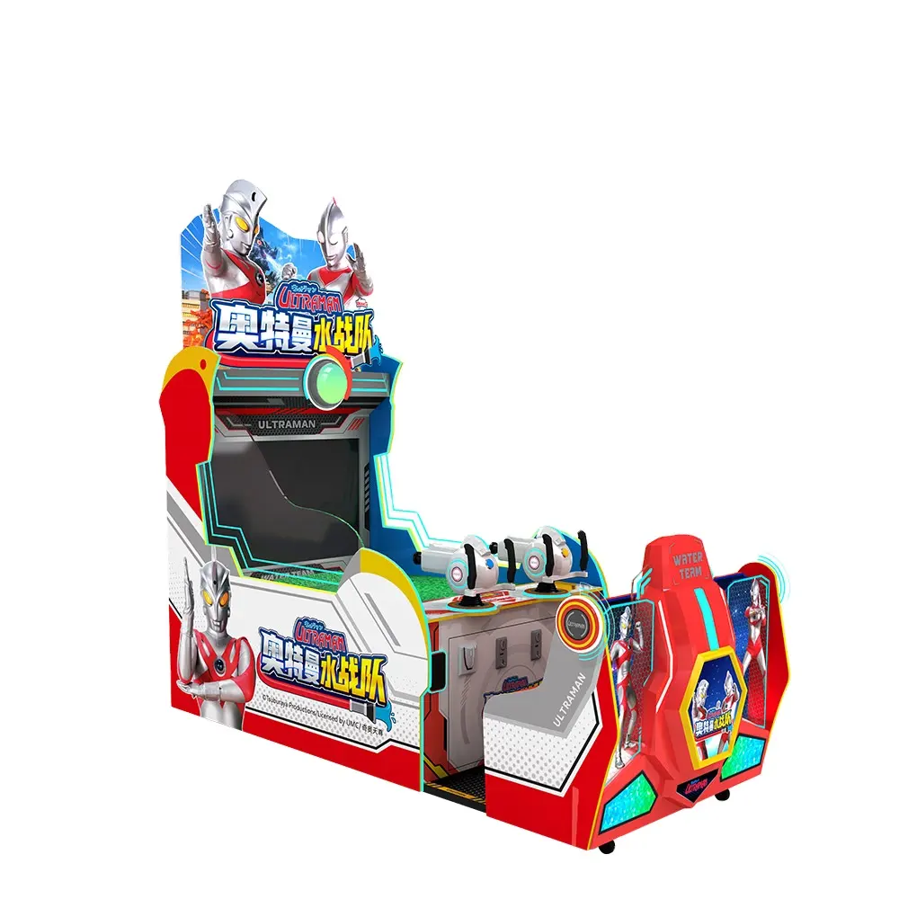 High Quality Cheap Price Coin-Op Water Shooting Game Colorful Light Water Coin Game Machine