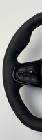 Volant de voiture en cuir M Sport personnalisé avec boutons multifonctions ACC, cuir perforé pour BMW Series