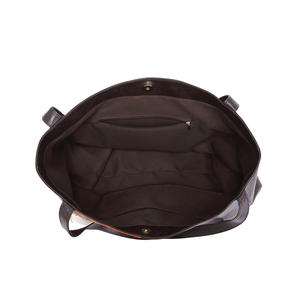 Sacs à main pour femmes rétro à grande capacité avec fermeture à bouton, imperméables en PU, à bandoulière unique, couleur contrastée - Product Image 5