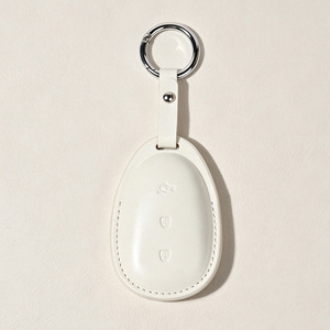 Étui de protection pour clé de voiture en <span class=keywords><strong>cuir</strong></span> de luxe pour Changan & Qiyuan A07/A05/Q07/Q05 - Léger et résistant aux rayures - Product Image 1