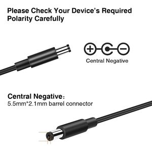 Adaptateur secteur Lekato AC/DC 9V 1000mA pour alimentation des pédales d'effets - Product Image 3