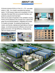 Ventilateur d'extraction centrifuge industriel OEM 220V à tirage forcé, 100% fils de cuivre, faible bruit, sur pied, CA - Product Image 5